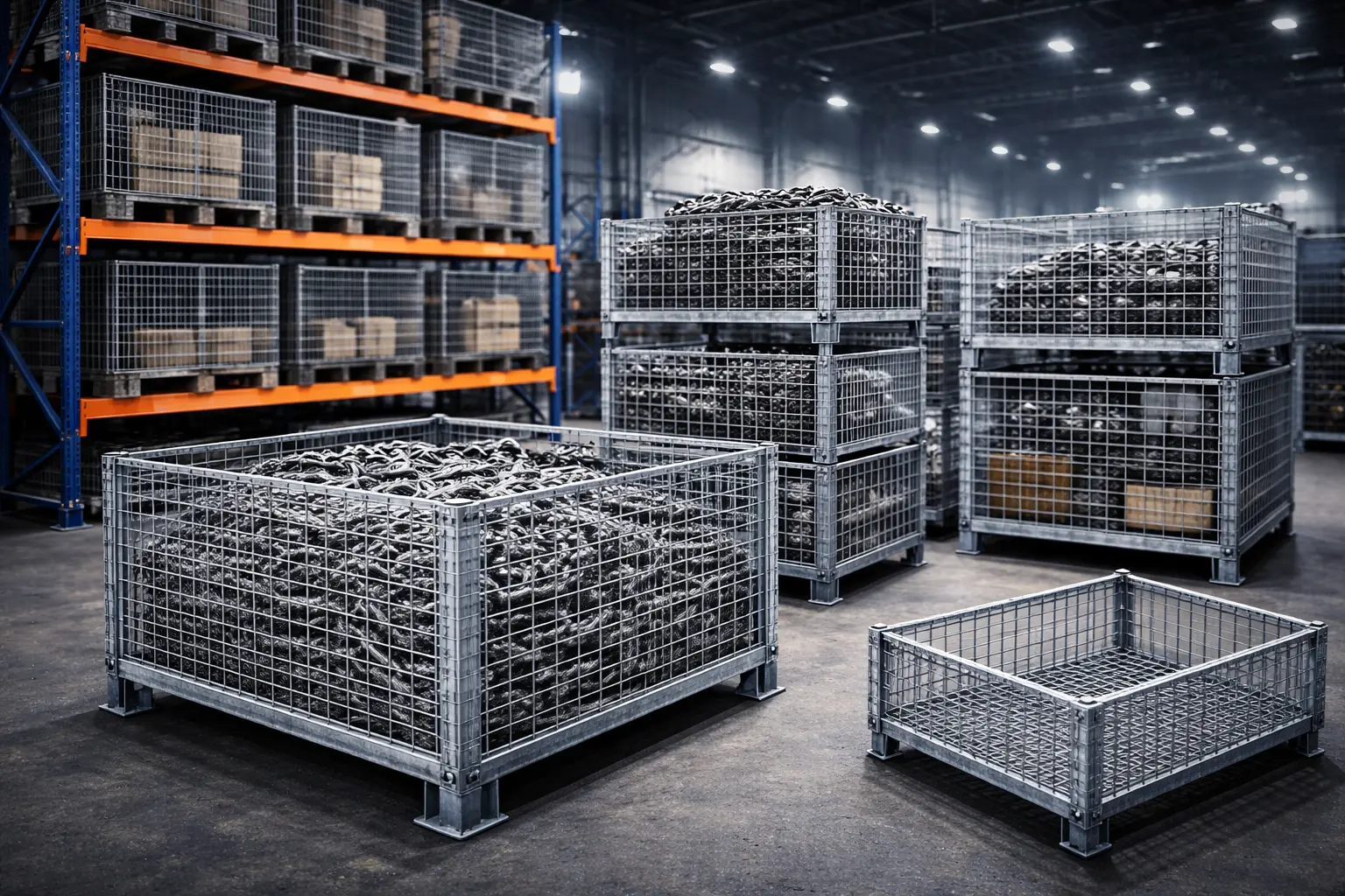 Canastillas, racks y contenedores industriales