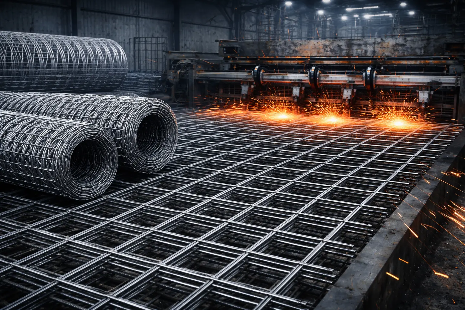 Fabricación de malla electrosoldada